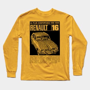 1970s RENAULT 16 -  French advert Long Sleeve T-Shirt